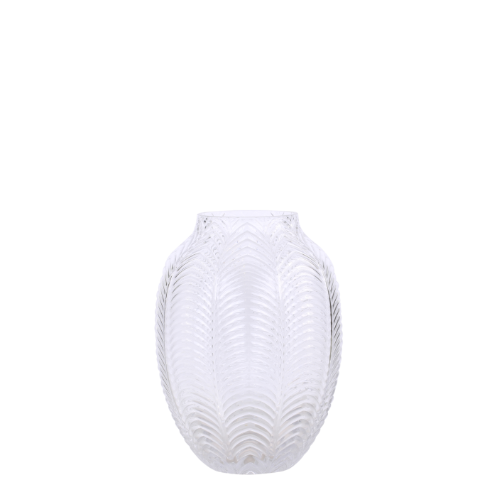 Vas med lövmönster